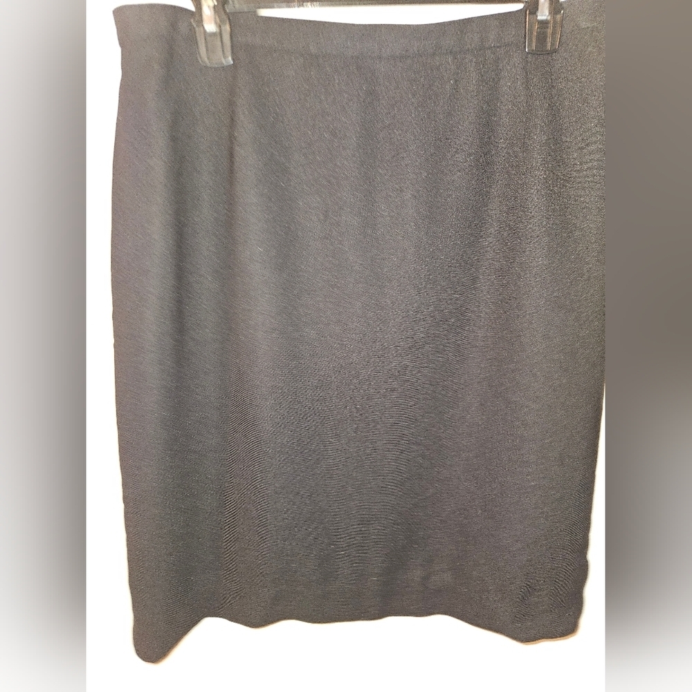 Casual Corner Annex Womans Black Straight Skirt Size 14